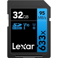 Lexar Professional 633x SDHC UHS-I Card 32GB